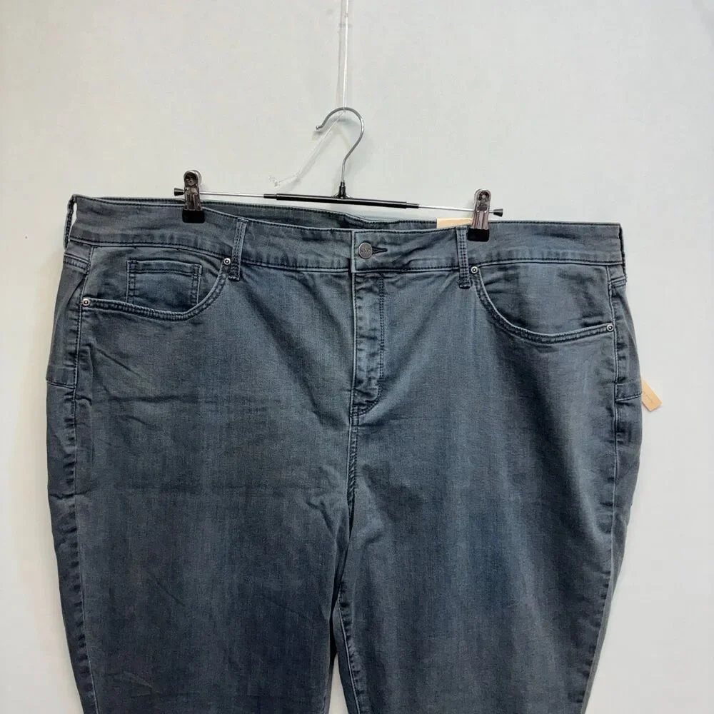 NWT NYDJ Marilyn Straight Jeans Size 26WP 26W Petite Lift Tuck Denim D105 -19